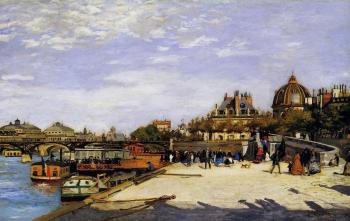 皮埃爾 奧古斯特 雷諾阿 The Pont des Arts and the Institut de France 皮埃爾 奧古斯特 雷諾阿 The Pont des Arts and the Institut de France